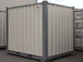 10' Lagercontainer - neuwertig - Holzfußboden
