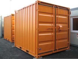 10' Lagercontainer - neuwertig - Boden wählbar - Wunschfarbe