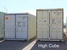 40' Seecontainer - robust - gebraucht - High Cube - Holzfußboden
