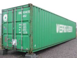 40' Seecontainer - robust - gebraucht - Holzfußboden